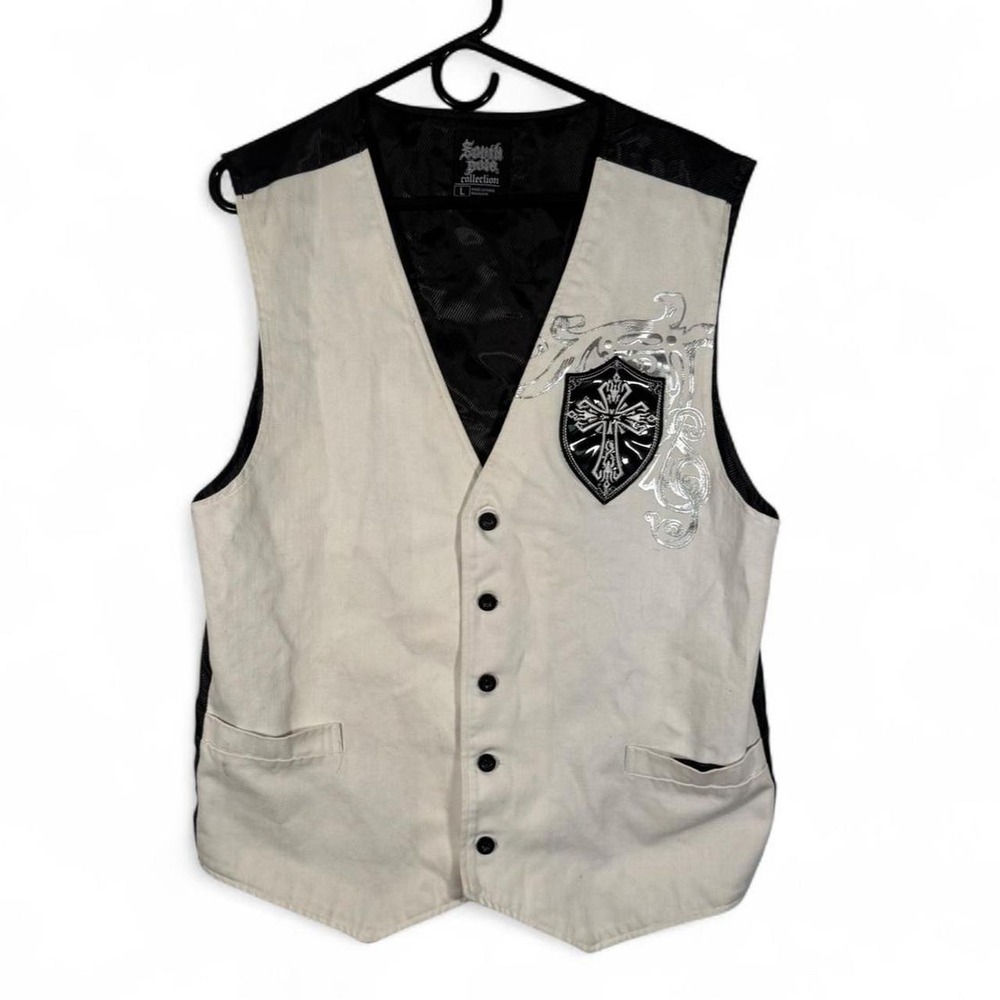 Y2K South Pole button up vest
